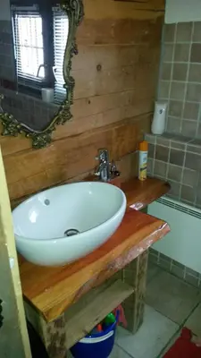 Ein Badezimmer in der Unterkunft Chalet Edelweiss