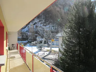 Ein allgemeiner Bergblick oder ein Berglick von der Ferienwohnung aus