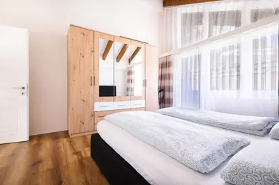 Ein Bett oder Betten in einem Zimmer der Unterkunft Rossignol
