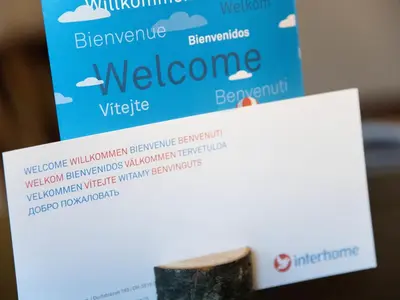 Ein Zertifikat, Auszeichnung, Logo oder anderes Dokument, das in der Unterkunft Apartment Chalet Abendrot apARTments-27 by Interhome ausgestellt ist