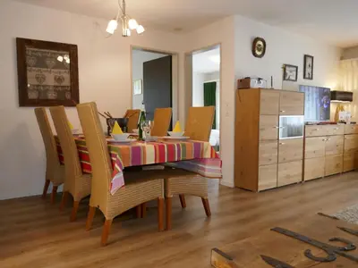 Küche/Küchenzeile in der Unterkunft Apartment Chalet Bodmisunne by Interhome