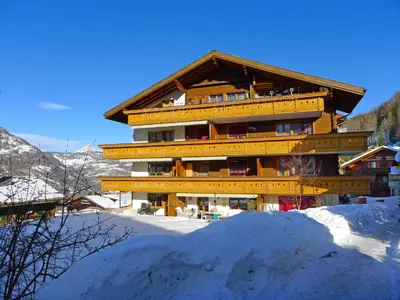 Ein allgemeiner Bergblick oder ein Berglick von der Ferienwohnung aus