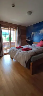 Ein Bett oder Betten in einem Zimmer der Unterkunft Hotel Sonnenberg