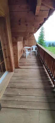 Ein Balkon oder eine Terrasse in der Unterkunft Hotel Sonnenberg