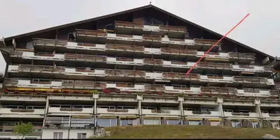 Das Gebäude in dem sich die Ferienwohnung befindet