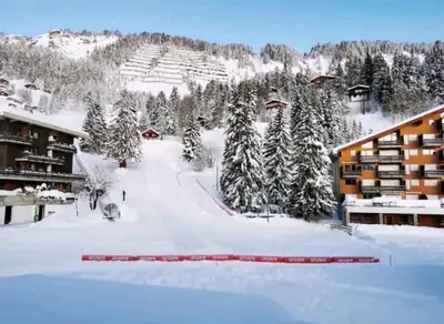 Anzère Studio 2-4 personnes im Winter