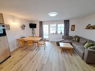 Ein Sitzbereich in der Unterkunft Zum Turm 02 - renoviert, traumhafte Aussicht