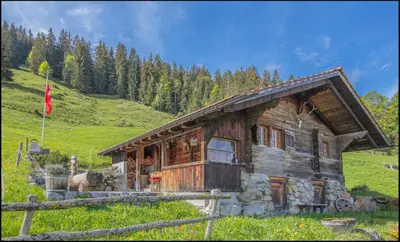 Naturlandschaft in der Nähe des Ferienhauses