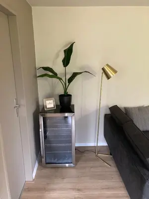 Ein Sitzbereich in der Unterkunft Haus Leopold