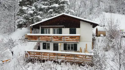 Haus Leopold im Winter