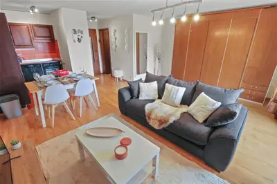 Küche/Küchenzeile in der Unterkunft Joli appartement au centre