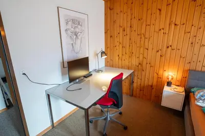 Ein Sitzbereich in der Unterkunft The Nadelgrat