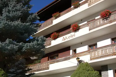 Ein Balkon oder eine Terrasse in der Unterkunft Akelei Apartments