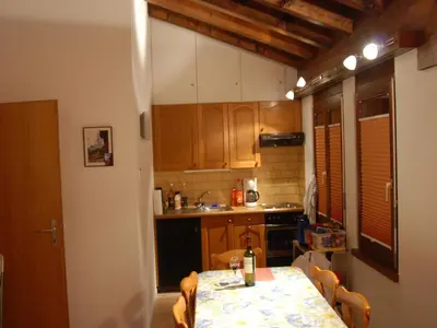 Küche/Küchenzeile in der Unterkunft Apartment Topas 24 by Interhome
