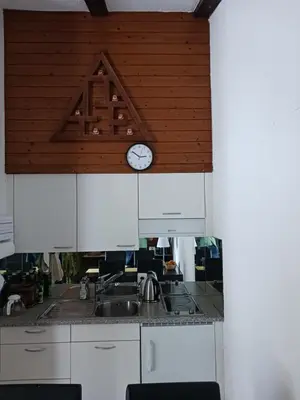 Küche/Küchenzeile in der Unterkunft Urgemütliche Ferienwohnung, zentral und doch ruhig