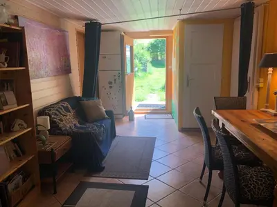 Ein Sitzbereich in der Unterkunft Domaine Bellevie BnB