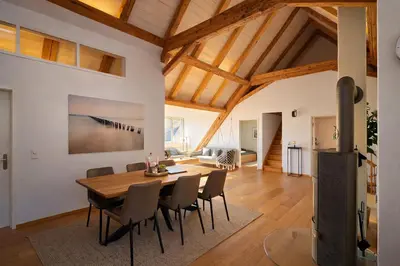 Küche/Küchenzeile in der Unterkunft Niesen Loft