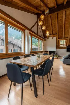 Grundriss der Unterkunft Jungfrau-View Apartment, terrace & free parking