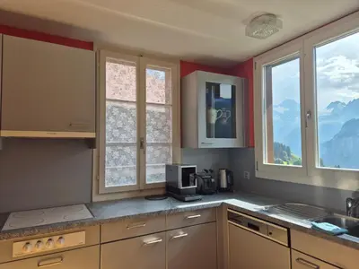 Küche/Küchenzeile in der Unterkunft Chalet Aargovia South