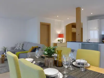 Ein Sitzbereich in der Unterkunft Apartment Panoramapark Soleil Haus D Apt 3 by Interhome