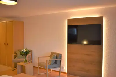 TV/Unterhaltungsangebot in der Unterkunft Appartementhaus Crystal