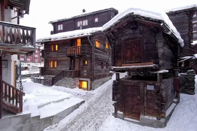 Ferienapartement Hinterdorf im Winter