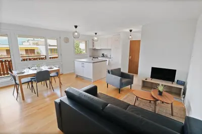 Küche/Küchenzeile in der Unterkunft Appartement central et confortable