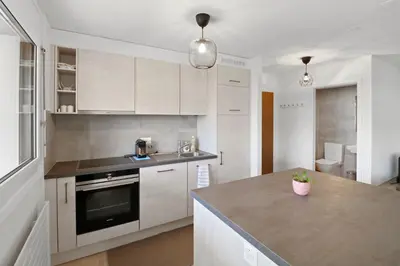 Küche/Küchenzeile in der Unterkunft Appartement central et confortable