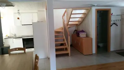 Küche/Küchenzeile in der Unterkunft Historische Maisonette-Wohnung