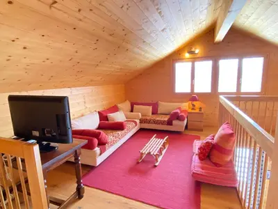 TV/Unterhaltungsangebot in der Unterkunft La Pourvoirie - 4 Vallées - Thyon-Les Collons, 10 pers, ski à 200 m, 4 parkings, vue fantastique !
