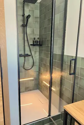 Ein Badezimmer in der Unterkunft Appartment Alpenrose
