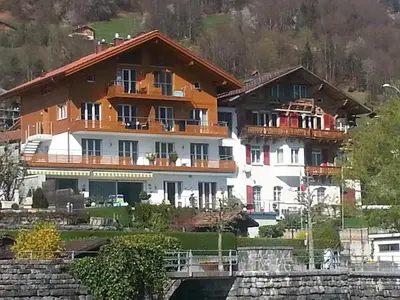 Das Gebäude in dem sich die Ferienwohnung befindet