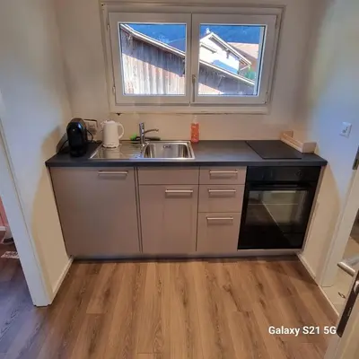 Küche/Küchenzeile in der Unterkunft Mountain - Lake Apartment 3