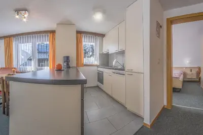 Küche/Küchenzeile in der Unterkunft Apartments Bergrose