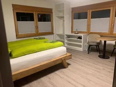 Ein Sitzbereich in der Unterkunft B&B Kalbermatter