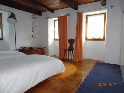 Ein Bett oder Betten in einem Zimmer der Unterkunft Casa Sonnenberg
