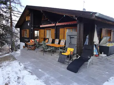 Das Gebäude in dem sich das Chalet befindet