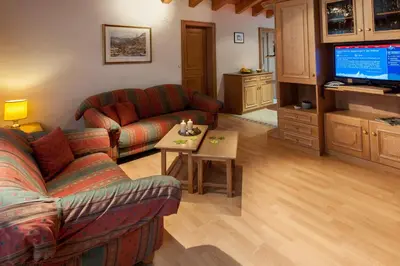 TV/Unterhaltungsangebot in der Unterkunft Apartments Zermatt Paradies