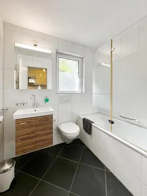 Ein Badezimmer in der Unterkunft Studio Marmotta - Zermatt