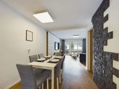Ein Sitzbereich in der Unterkunft Mountain magic apartment for 6 Near Zermatt with parking!