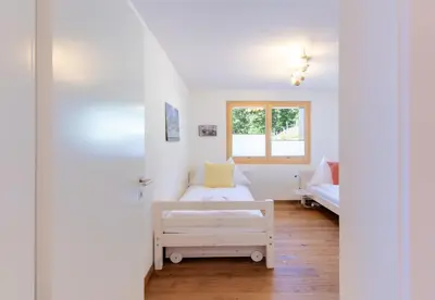 Ein Bett oder Betten in einem Zimmer der Unterkunft Chalet Bargsunna
