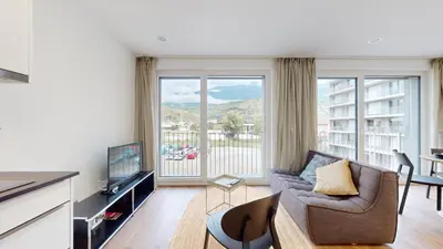TV/Unterhaltungsangebot in der Unterkunft Bright & modern apartments in Sion