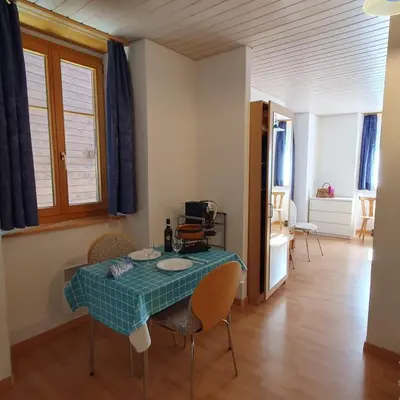 Ein Sitzbereich in der Unterkunft Josy's Home Zermatt