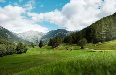 Naturlandschaft in der Nähe des Ferienhauses