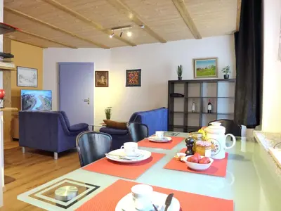 Ein Sitzbereich in der Unterkunft Apartment Tilia by Interhome