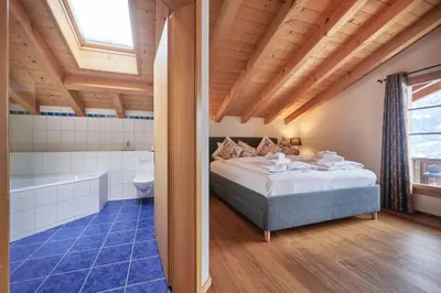 Ein Bett oder Betten in einem Zimmer der Unterkunft Eagle's Nest