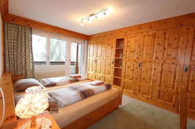 Ein Bett oder Betten in einem Zimmer der Unterkunft Everest N - Two room apartment for 4 persons