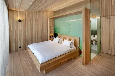 Ein Bett oder Betten in einem Zimmer der Unterkunft Hotel Glocke