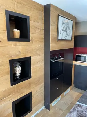 Küche/Küchenzeile in der Unterkunft Luxury apartment