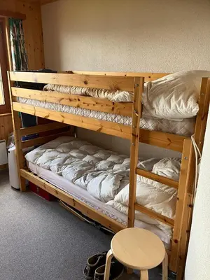 Ein Bett oder Betten in einem Zimmer der Unterkunft Chalet Pulsatilla